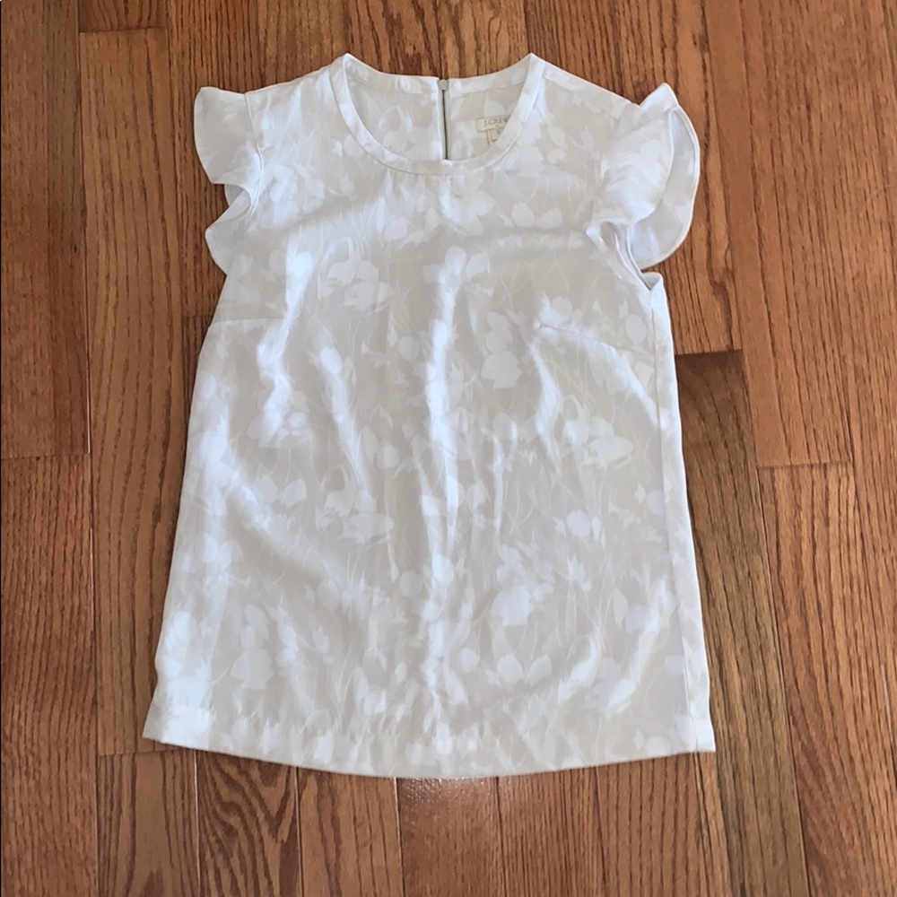 j. crew flower top